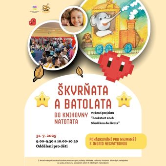 Pohádkování s Ingrid Nesvadbovou v rámci celorepublikového projektu Bookstart
aneb S knížkou do života.